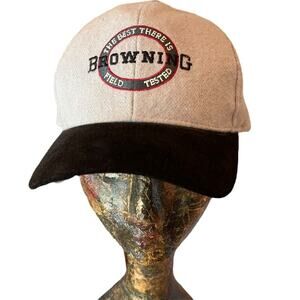 Vintage Browning Field Hat, Made in Korea, Wool and Acrylic, One Size Fits All